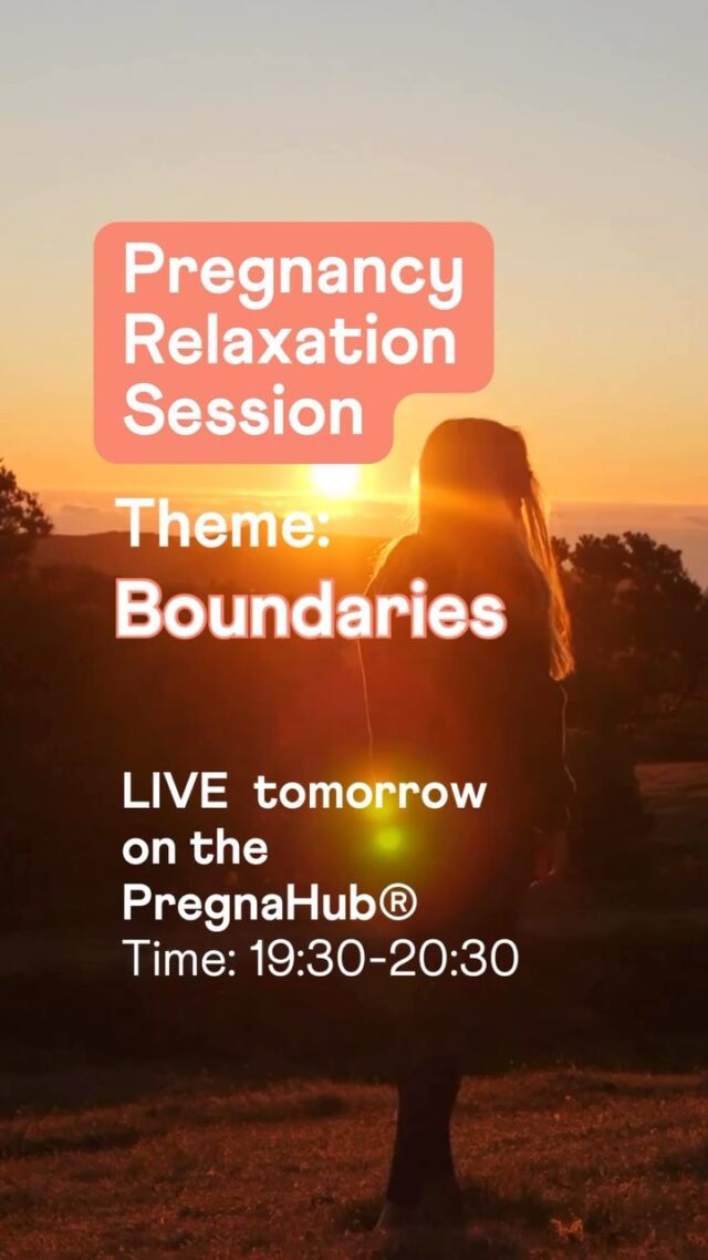 Join us tomorrow evening for July’s Pregnancy Relaxation session themed around ✨BOUNDARIES ✨suitable for all birth preferences and for anyone who is pregnant. 

It sometimes seems everyone has an opinion on your pregnancy and birth preferences, so this session will give you time and space to rediscover and remember the boundaries you wish to have in place. 

The session aims to empower you put things in place that make you feel good. ✨✨✨

In this class you will:
🧡Practice your Hypnobirthing and mindfulness skills
🧡Focus on the present
🧡Reflect on boundaries that may have been broken
🧡Be taken on a journey in your mind to feel open and able to recognise times for boundaries
🧡Feel part of something with a lovely group of pregnant people all wanting to gain or encourage Confidence
🧡Feel deeply rested through calming breath work and a long guided relaxation

All you’ll need is a comfortable place to rest, like your bed, sofa or a comfy floor-nest with blankets and pillows. Most people attend in their PJs or whatever they’re most comfortable in. You’re welcome to leave your camera turned off if you’d like.

Join us by subscribing to the PregnaHub® (7 day free trial available) or booking a private or group Mindful Natal® class. 

#hypnobirthing #pregnancyrelaxation #mindbodyconnection